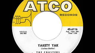 1958 HITS ARCHIVE Yakety Yak  Coasters a 1 record [upl. by Nanam]