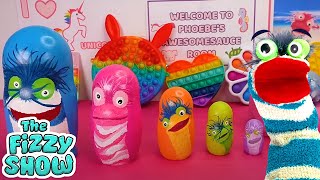 Fizzy Nesting Doll Treasure Hunt for Slime [upl. by Stevie]