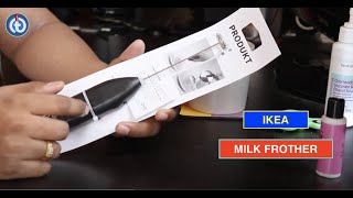 IKEA MILK FROTHER Review amp Battery Installation [upl. by Attenauq]