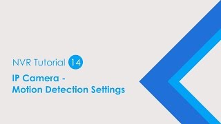 VIVOTEK NVRTutorial 14 IP Camera  Motion Detection Settings [upl. by Demaria]