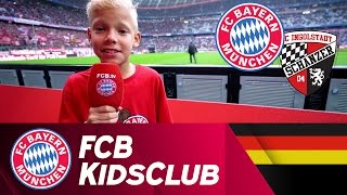 NachwuchsReporter Maxi im Einsatz  FCB KidsClub [upl. by Acim481]