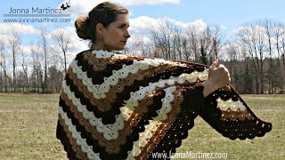 How To Crochet A Beautiful Shells Shawl  Crochet Shawl  EASY [upl. by Syned]