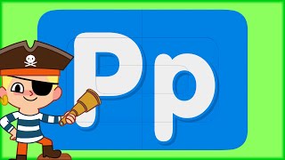 Learn words that start with the letter quotPquot  Turn amp Learn ABCs [upl. by Nahsab613]