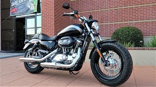 2018 HarleyDavidson Sportster 1200 Custom XL1200C│Test Ride and Full Review [upl. by Prudy]