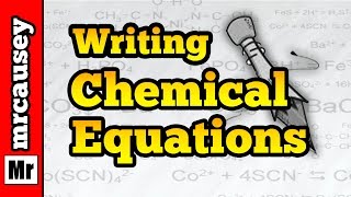 How to Write Chemical Equations [upl. by Stalker625]