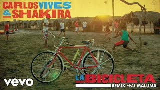 Carlos Vives Shakira  La Bicicleta RemixCover Audio ft Maluma [upl. by Imojean]