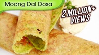 Moong Dal Dosa  Easy To Make Dosa Recipe  Popular South Indian Breakfast Recipe By Ruchi Bharani [upl. by Chemosh72]