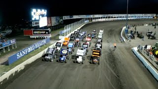 World of Outlaws NOS Energy Drink Sprint Cars at Huset’s Speedway June 21 2021  HIGHLIGHTS [upl. by Emmalynn]