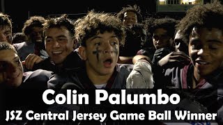 Colin Palumbo  Matawan  JSZ Central Jersey Game Ball Winner [upl. by Allisirp]