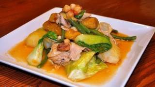 Pocherong Manok  Chicken Pochero [upl. by Nahshunn]