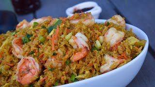 Cook My Crowd Pleasing Shrimp Fried Rice With Me [upl. by Frissell]