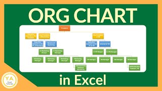 How to Make an Organizational Chart in Excel  Tutorial [upl. by Aniz]