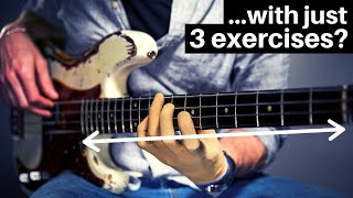 Master the ENTIRE bass neck with only 3 SIMPLE exercises [upl. by Repmek]