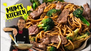 ​Easy Beef and Broccoli Noodles  Marions Kitchen [upl. by Beckman]