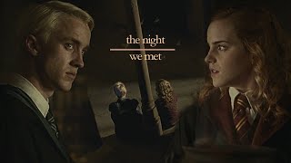 Draco amp Hermione  The Night We Met [upl. by Yrebmik]