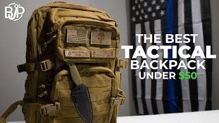 The Best Tactical Backpack Under 50 on Amazon Unboxing amp Review 2021 [upl. by Cinom]