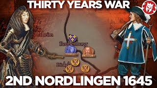 Battle of Nordlingen 1645  Thirty Years War DOCUMENTARY [upl. by Llerad]