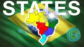 The states of Brazil explained Geography Now [upl. by Katey349]