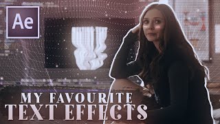 my favourite text effects  after effects tutorial [upl. by Kennet]