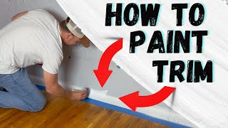 How To Paint Trim and Baseboards [upl. by Leler]