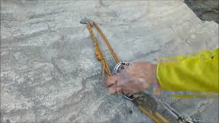 TUTORIAL ALPINISMO 3  Come fare la CALATA in corda doppia [upl. by Bea]