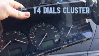 VW T4  Changing the SpeedoDials Cluster VLOG [upl. by Adnouqal557]