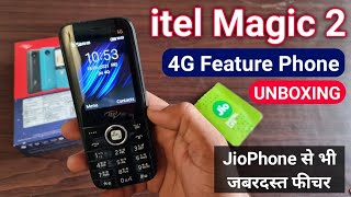 New itel Magic 4G feature phone unboxing  itel magic 2 4g feature phone Vs Jio 4G Feature Phone [upl. by Eita]