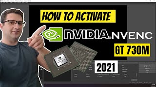 Obs Nvidia GT 730M NVENC Activate  obs best Settings 2021 [upl. by Hines]