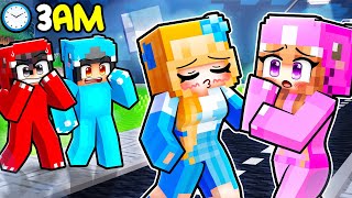 Crystal is SLEEPWALKING At 3AM In Minecraft [upl. by Padgett]