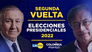 Elecciones presidenciales 2022 segunda vuelta en Colombia EN VIVO [upl. by Darnok]