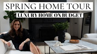 MODERN amp BUDGET FRIENDLY LUXURY LIVING ROOM TOUR  HOUSE OF VALENTINA [upl. by Dunn247]