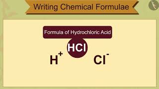 Writing Chemical Formulae  Part 11  English  Class 9 [upl. by Pylle296]