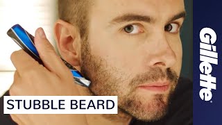 Beard Trimming How to Maintain Scruff and Stubble  Gillette STYLER [upl. by Yrocaj988]