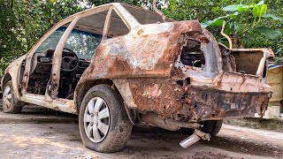 Restoration of a rusty 27yearold DAEWOO car [upl. by Ebeneser]