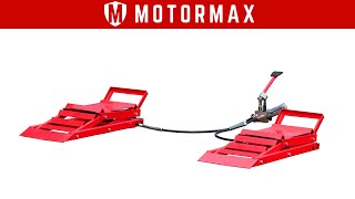 Titan Hydraulic Car Lift Ramps  3000 LB Capacity [upl. by Schacker778]