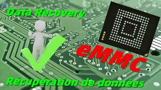 Restore Data Recovery from eMMC motherboard built in SSD NAND Hard Drive in Medion Notebook Computer [upl. by Alley]