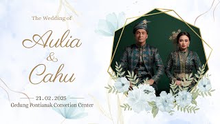 LIVE STREAMING RESEPSI PERNIKAHAN AULIA amp CAHU [upl. by Anazus]