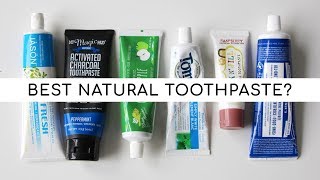 6 Natural Toothpaste Brands Reviewed  FluorideFree Vegan Kid Friendly [upl. by Eilhsa]