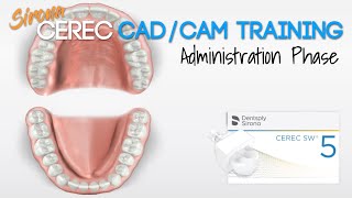 Sirona CEREC 513 CADCAM Dental Training  Administration Phase [upl. by Zalucki]