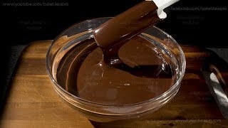 EASY Semi Sweet Chocolate Ganache Recipe [upl. by Yona522]