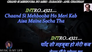 Chand Si Mehbooba Ho Meri Karaoke With Scrolling Lyrics Eng amp हिंदी [upl. by Thorlie]