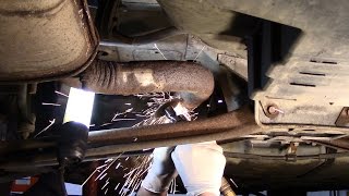 How To Replace A Muffler [upl. by Idonna303]