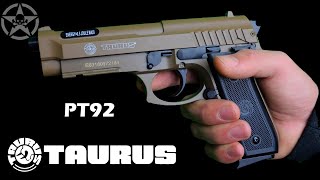 Review Taurus PT92 Pistola de Muelle Airsoft [upl. by Ameyn]