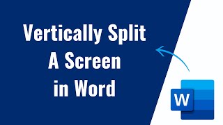 How to Vertically Split a Screen in Microsoft Word [upl. by Odicalp]