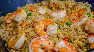 Quick amp Easy Shrimp Fried Rice Recipe  How To Make Fried Rice [upl. by Younglove]