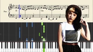 Melanie Martinez  Sippy Cup  Piano Tutorial  SHEETS [upl. by Tneciv717]