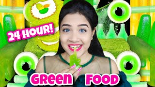 I Eat Only Green Food for 24 Hours 💚  Nilanjana Dhar  Green Super Foods [upl. by Assilam]