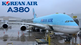 🇺🇸 Los Angeles LAX to Seoul ICN 🇰🇷 Korean Air Airbus A380  FULL FLIGHT REPORT Polar route [upl. by Chaney]