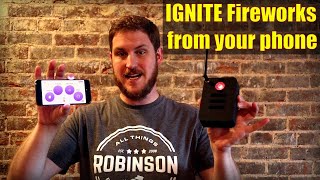 IGNITE Fireworks From Your Phone Full System Tutorial [upl. by Airdnaxila344]