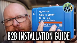 Victron Orion DCDC Isolated Charger B2B Installation [upl. by Gibbie]